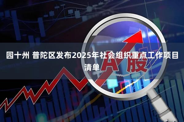 园十州 普陀区发布2025年社会组织重点工作项目清单